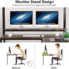 L-Shaped Desk, 59" Reversible Corner Desk with Storage Shelves - Image 6