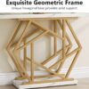 Console Table, Modern 47" Sofa Table with Gold Metal Base - Image 6