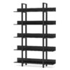 5-Tier Bookshelf, Industrial 5-Shelf Etagere Bookcase - Image 10