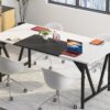 Conference Table, Rectangular 6FT Meeting Table Desk with Splicing Board - Image 9