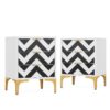 Nightstand, Modern 3-Drawer End Table Bedside Table for Bedroom - Image 7