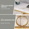 Console Table, 40 inch Entryway Sofa Table with Gold Base - Image 5