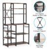 Kitchen Baker's Rack, 10-Tier Kitchen Utility Storage Shelf - Image 7