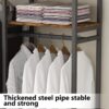 Freestanding Closet Organizer, 75 inch Heavy Duty Garment Rack - Image 6