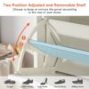 Shoe Cabinet, Modern Shoe Organizer with 3 Flip Drawers & 2 Hanging Hooks - Image 5