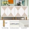 Sideboard Buffet, 58" Modern Storage Cabinet with Doors - Image 6