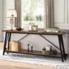 Console Table, 70.9 Inches Extra Long Sofa Table Behind Couch - Image 3