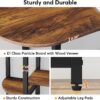 Console Table, 70.9" Sofa Entryway Table with Storage Shelves - Image 6