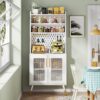 Kitchen Baker's Rack, 6 Tier Storage Cabinet with Power Outlet - Image 4