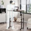 Height Adjustable Desk, Rolling Standing Computer Desk for Sofa Bed - Image 6