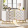 Nightstand, Modern Bedside Table with 3 Drawers, Sofa End Table - Image 12