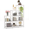 Bookshelf, 12 Shelves Industrial Ladder Etagere Bookcase - Image 7