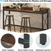 Console Table, 70.9" Sofa Table with Outlets and USB Ports - Image 5