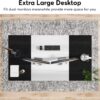 Executive Desk, 70.8" Office Business Desk Computer Writing Table - Image 6