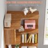 Corner Bookshelf, 6-Tier Corner Bookcase Display Rack - Image 5
