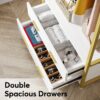 Freestanding Closet Organizer, Modern Garment Rack with Drawers & Shelves - Image 6