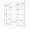 Bookshelf, 59" Triple Wide 5-Shelf Bookcase Display Rack - Image 8