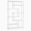 8-Shelves Staggered Bookshelf,  Industrial Etagere Bookcase - Image 10