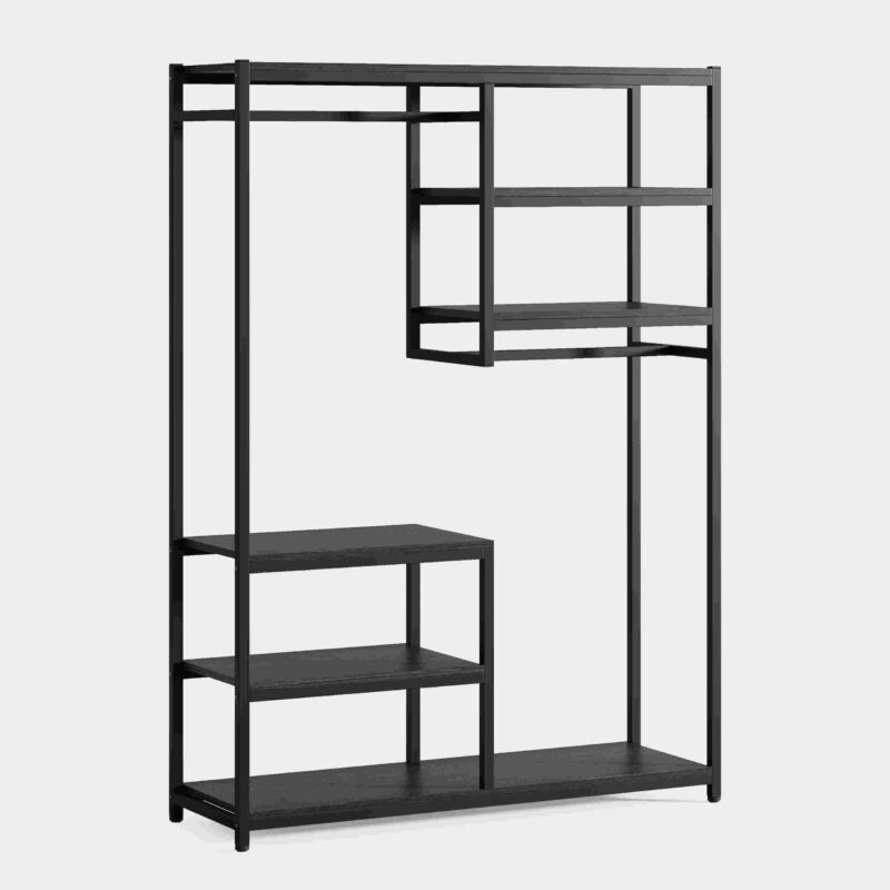 Freestanding Closet Organizer, Clothes Racks with 2 Hanging Rod - Image 10
