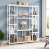 Bookcase, 12-Open Etagere Bookcase Display Rack Shelf - Image 7