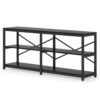 Console Table, 70.9 inch Long Sofa Table with Storage Shelves - Image 10
