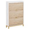 Shoe Cabinet, Freestanding Shoe Rack Organizer with 3 Flip Drawers - Image 2