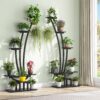 Plant Stand, Metal Curved Display Shelf Pack of 2 - Image 7