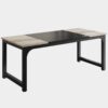 Conference Table, Rectangular Meeting Seminar Table Boardroom Desk - Image 18