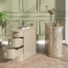 End Table, Sofa Bedside Narrow Accent Tables with 2 Drawers - Image 11