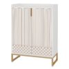 Shoe Cabinet, 25 Pairs Shoes Rack Organizer with Doors - Image 2
