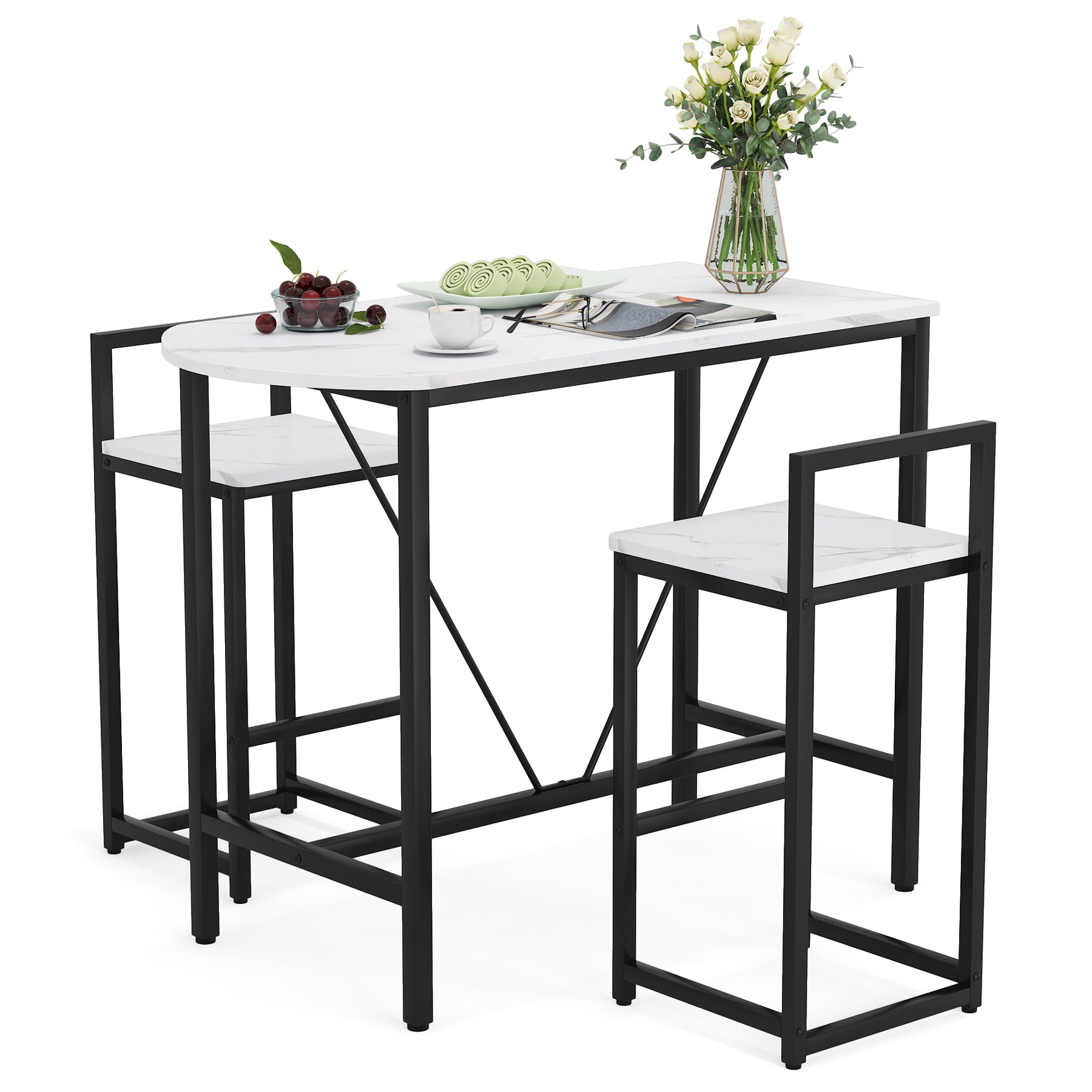Small high table online and chairs