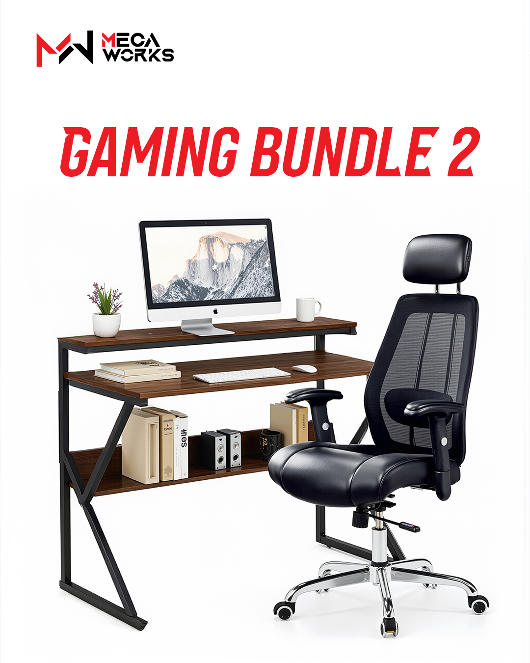 Simple Desk + Office chair