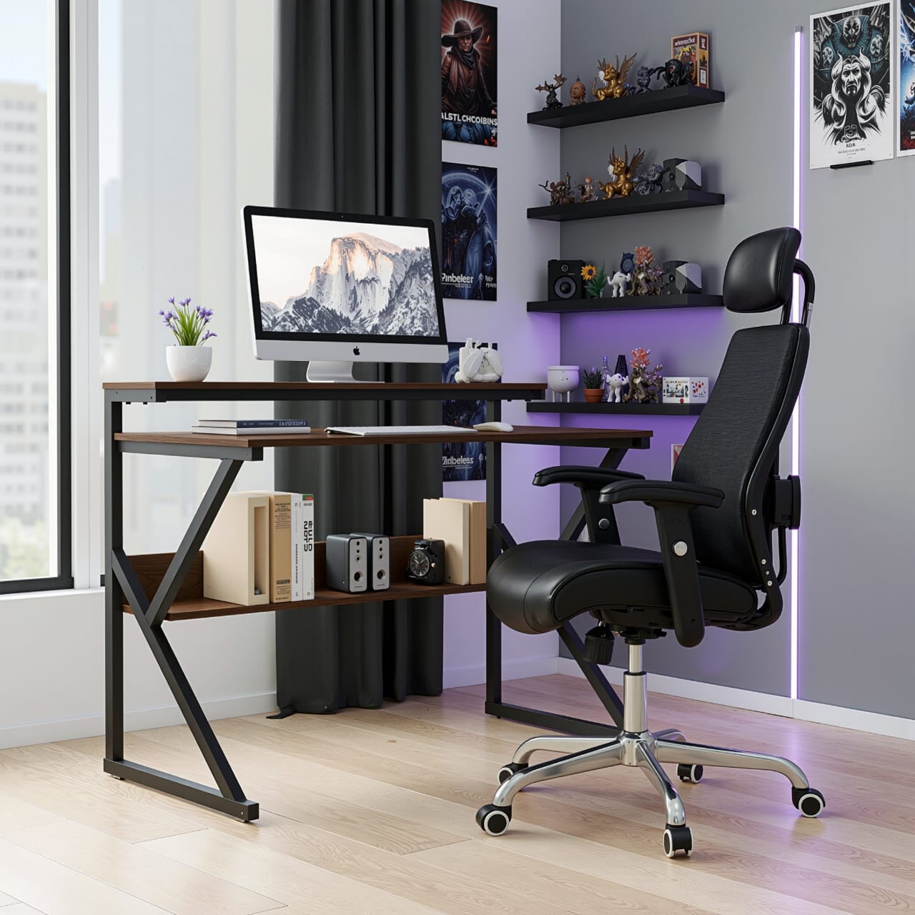 Simple Desk + Office chair - Image 5